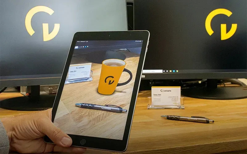 Augmented Reality Kaffeebecher